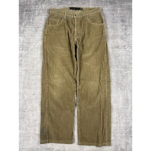 Levis Jeans Mens 34x32 Beige Silvertab Vtg Y2K Loose Straight Corduroy Skater